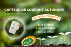ATIM propose sa solution innovante et écoresponsable de récupération d’énergie : l’e-Green Sensor